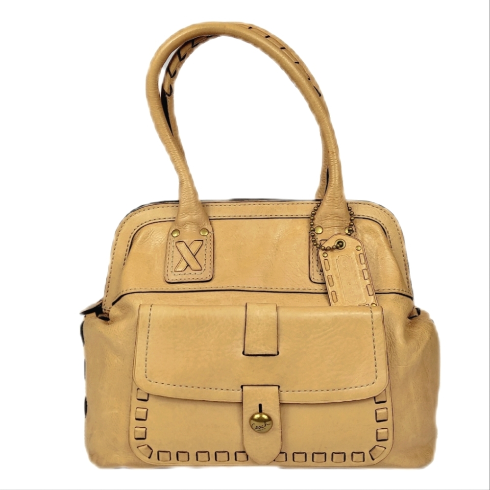 GORGEOUS COACH VINTAGE 65thANNIVERSARY LEGACY THOMPSON BAG & WALLET SET
